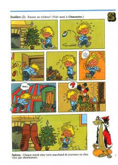 premiere planche dans spirou